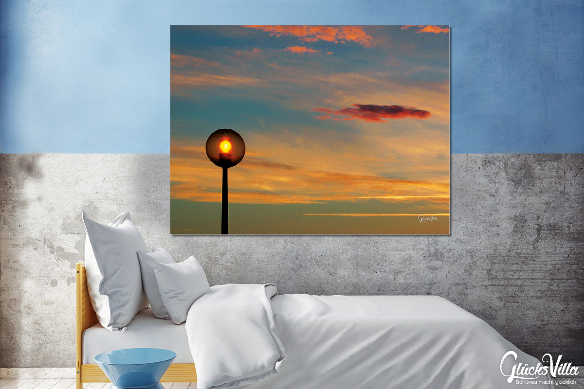 Wandbild: Sonnenuntergang an der Grande Cote