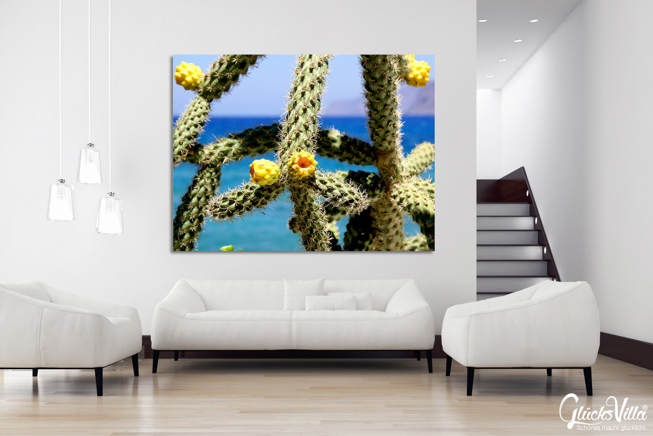 Wandbild: Kreta gelbe Kaktusfeigen