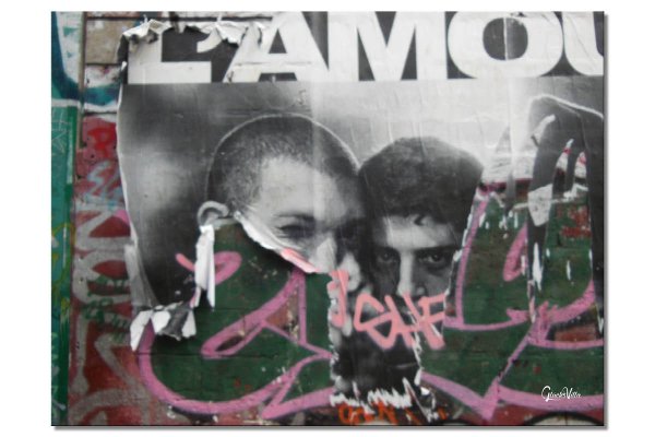 Wandbild: L´amour Plakat & Graffiti
