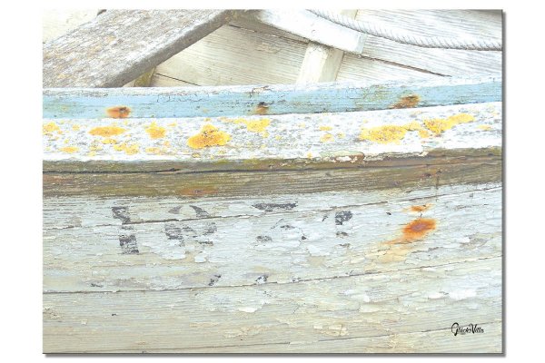 Wandbild: Schönheit eines Bootswracks
