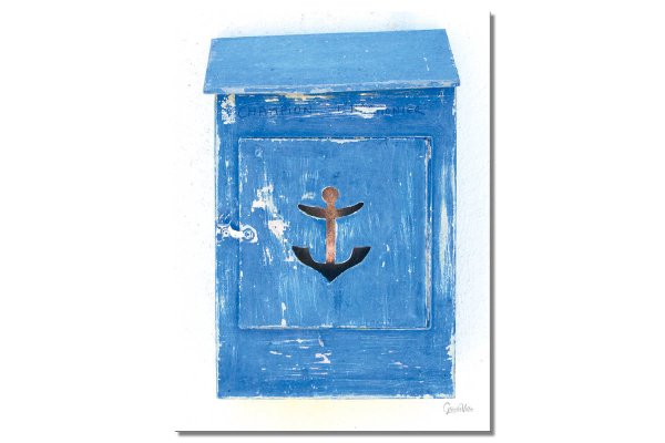 Wandbild: Briefkasten des Kapitäns