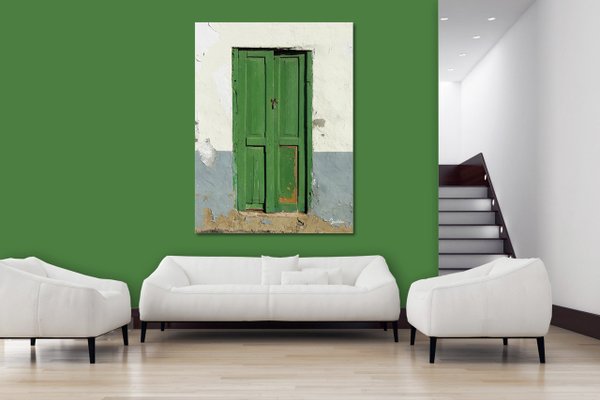 Wandbild: Die grüne Tür