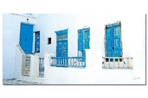 Wandbild: Traumhaus auf Mykonos