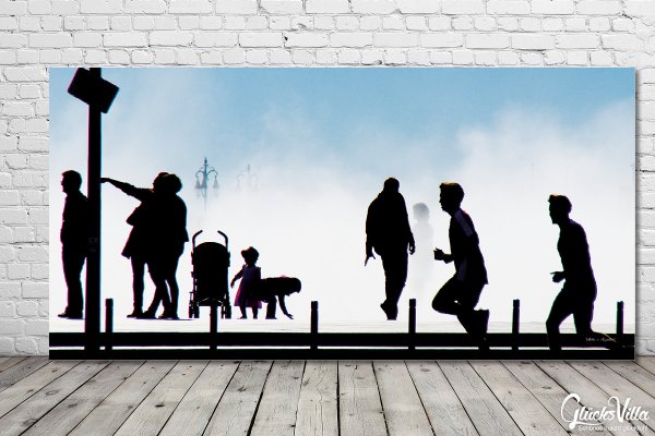 Wandbild: Im Nebel von Bordeaux 11