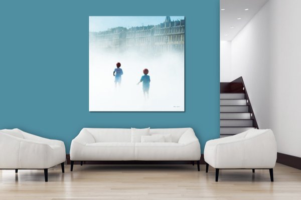 Wandbild: Im Nebel von Bordeaux 2