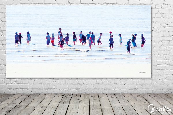Wandbild: Menschen am Meer 8
