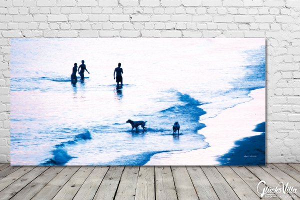 Wandbild: Menschen am Meer 10