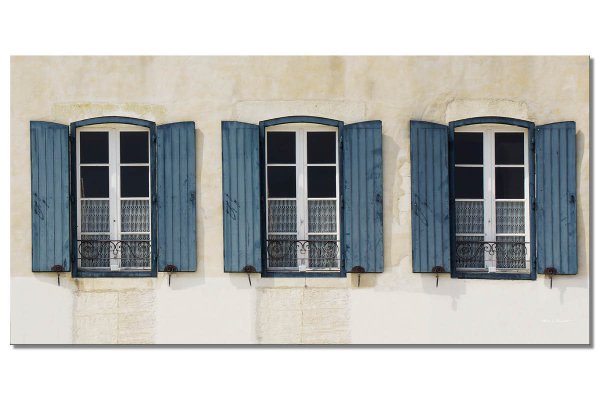 Wandbild: Französische Fenster 1