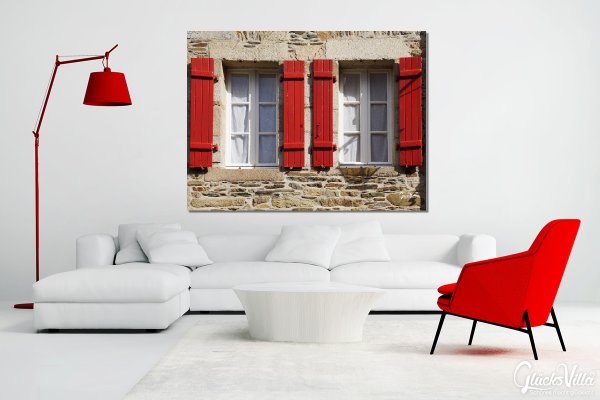 Wandbild: Bretonische Fenster 2