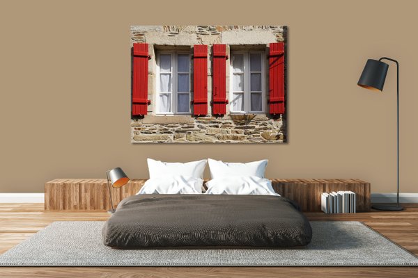 Wandbild: Bretonische Fenster 2