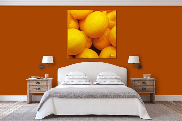 Wandbild: Früchte 12 Zitronen