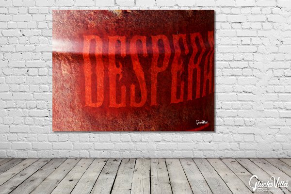 Wandbild: Desperado in rot