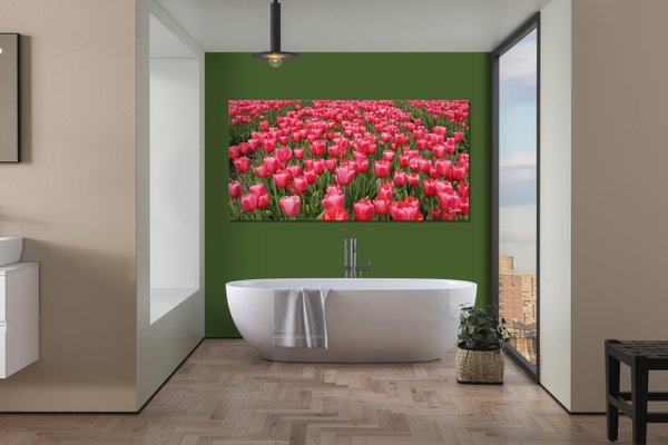 Wandbild: Tulpenmeer 1