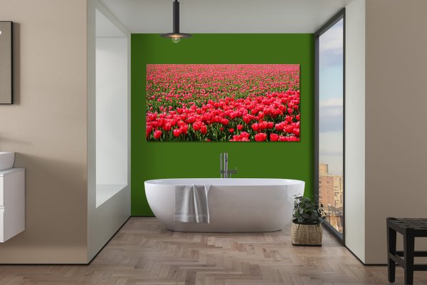Wandbild: Tulpenmeer 2