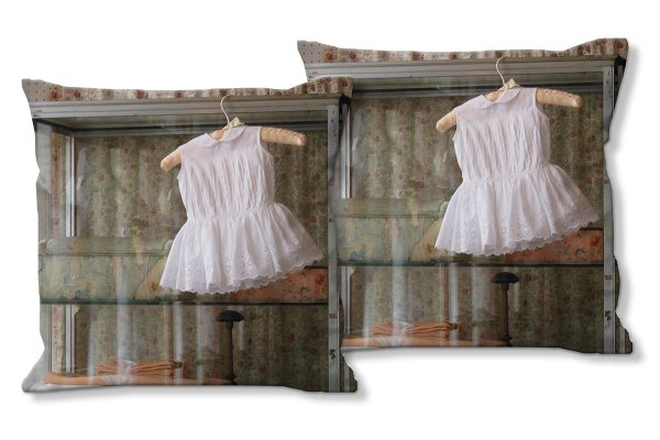 Dekokissen Set, Romantik pur, 40 x 40 cm, Premium Kissenhülle, Zierkissen, Kissenbezug