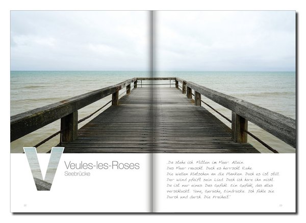 Buch "Lieblingsplätze in der Normandie" - Bildband, Reiseführer, Reisetagebuch
