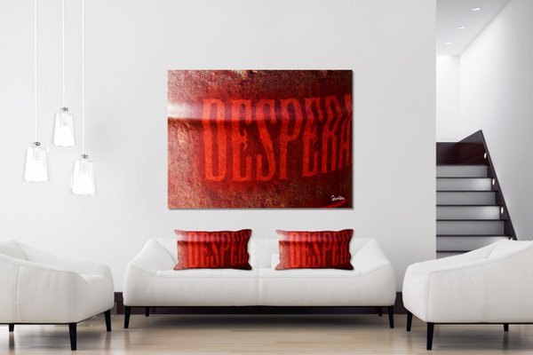Dekokissen Set, Desperado in rot, 80 x 40 cm, Premium Kissenhülle, Zierkissen, Kissenbezug