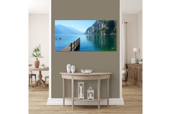 Wandbild: Gardasee Morgenstille