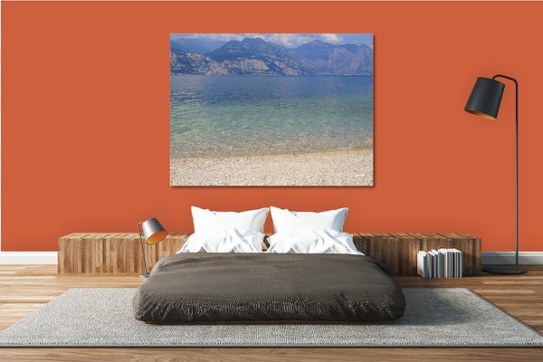 Wandbild: Gardasee Strandidylle