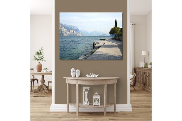 Wandbild: Gardasee Promenade 2