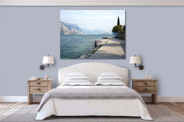 Wandbild: Gardasee Promenade 2