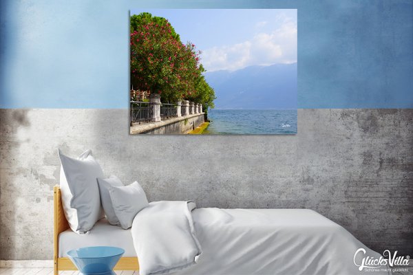 Wandbild: Gardasee Promenade 3