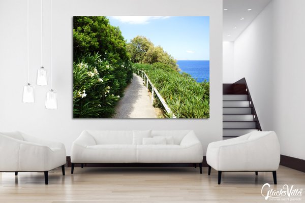 Wandbild: Kreta Oleander-Küstenweg