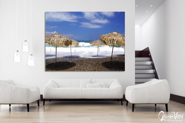 Wandbild: Kreta Spilies Beach bei Sturm