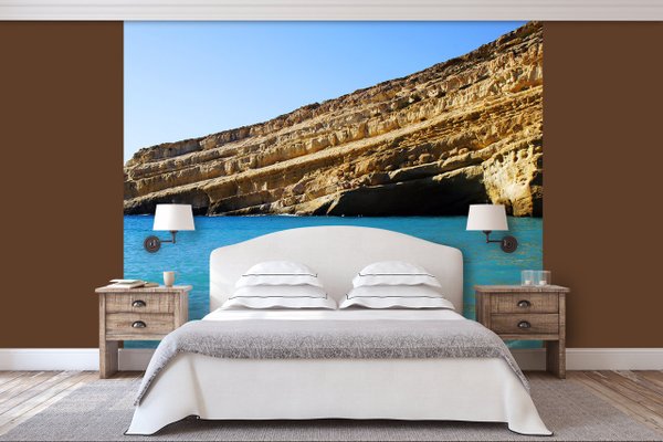 Fototapete selbstklebend - Motiv: Kreta Felsen von Matala