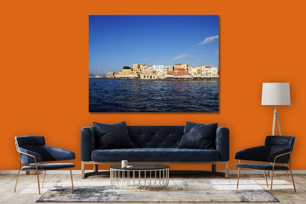Wandbild: Kreta Chania Venezianischer Hafen