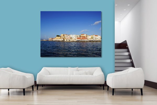 Wandbild: Kreta Chania Venezianischer Hafen