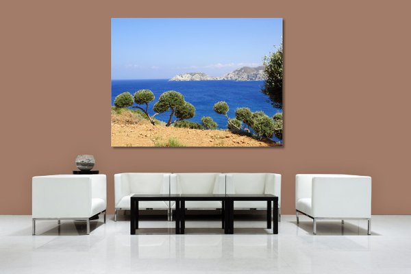 Wandbild: Kreta Olivenhain über Agia Pelagia