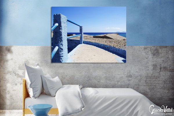 Wandbild: Kreta Impressionen in Blau