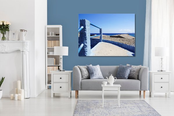 Wandbild: Kreta Impressionen in Blau