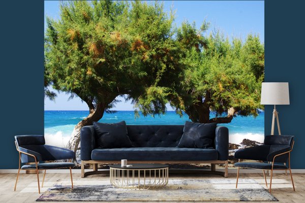 Fototapete selbstklebend - Motiv: Kreta Zweisamkeit am Strand