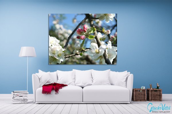 Wandbild: Apfelblüten-Frühling 4