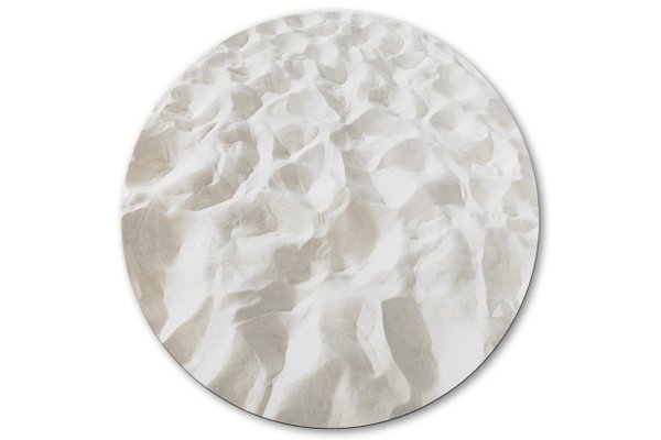 Wandbild rund: Weißer Sand (viele Größen)